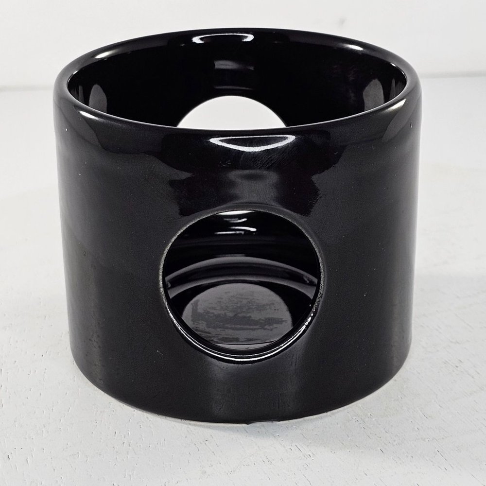Vintage Waechtersbach West Germany Candle Tealight Holder Black